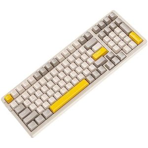 MAGIC-REFINER RK96 Draadloos Toetsenbord, 80% Mechanisch Gaming Toetsenbord, Bluetooth 5.0/2.4GHz Dual-mode, Compacte 100 toetsen, Hot Swappable Rode Schakelaar, voor PC/MAC/Tablet/Smartphone