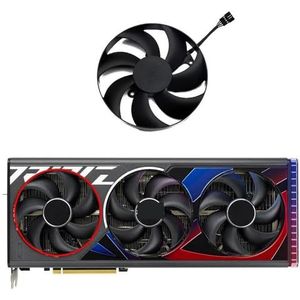 Koeling CF1015U12D 7PIN 105MM 12V 0.55A RTX4090 4080 GPU-ventilator voor ASUS voor GeForce RTX4080 4090 ROG STRIX OC-videokaartventilator(A-Fan)