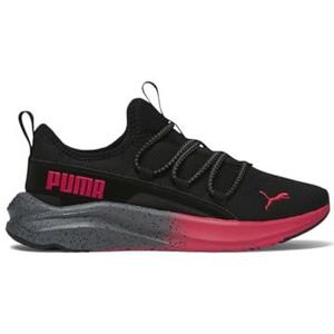 PUMA Unisex One4all Slip on sneakers, Black-for All Time Red, Puma Zwart Voor Altijd Rood, 5.5 Big Kid