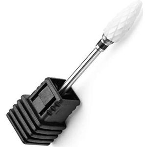 Natury Nails Keramische frees voor nagelslijper, keramiek, voor manicure, pedicure, email, acrylnagels en gelnagels, zwart, zeer dikke korrel