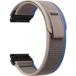 20 22 26 mm elastisch geweven nylon lusband geschikt for Garmin Fenix ​​7 7X 6X 6s 6 Pro 5 5s 5X Plus 3HR 945 for Epix Gen 2 Enduro Quickfit Band(Blue-gray,Forerunner 945 955)