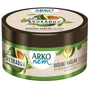 Arko Nem Crème, avocado - oliecrème voor lichaam, gezicht en handen, 250 ml blik