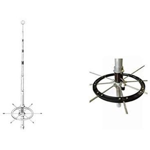 SIRIO BLIZZARD 2700 Basisantenne met versterkingsring voor radialen – 26 ... 28 MHz TARABLE 5/8 λ GROUND PLANE