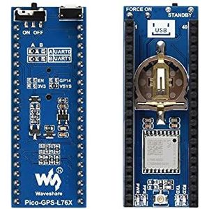 Waveshare Pico-GPS-L76B Module for Raspberry Pi Pico: GPS/BDS/QZSS Support, UART, GPIO Connectivity, Raspberry Pi OS Compatible