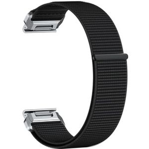 20 mm nylon lus Easy Fit riemriem geschikt for Garmin Fenix5s/5sPlus/6s/6sPro/7s vervangbare horlogeband Instinct2s armband polsband (Color : Black 2, Size : Forerunner 55)
