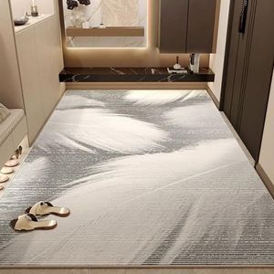 VEIEFJXN Machinewasbare tapijten voor de woonkamer Grote vintage karpetten Kortpolig antisliptapijt voor kantooringang Slaapkamer Eetkamer (Color : A, Size : 80 * 120CM)