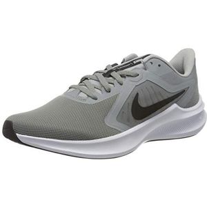 Nike Downshifter 10 Hardloopschoenen voor heren, Grijs Particle Grey Black Grey Fog White, 41 EU
