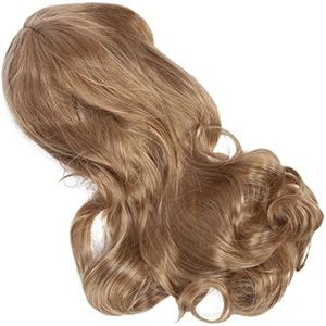 Lang Krullend Haar, Gradiënt Gouden Lange Golvende Pruik Synthetisch Vals voor Vrouwen voor Feesten