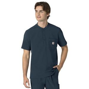 Carhartt Heren Scrub Top, Navy, XXL