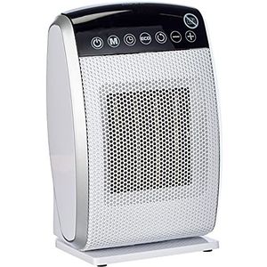 Fakir - Keramische Kachel Ventilator - Elektrische Verwarming - Wit/Zilver - Prestige HL 300