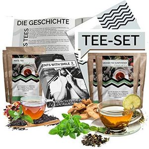 Thee sample set Theeën van over de hele wereld 12x25g tea world tour cadeau-idee cadeauset voor dames heren Thee doos geschenkdoos verjaardag kerst