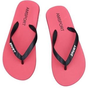 Doucheschoenen, Rubberen slippers for heren, draagbaar en eenvoudig(Red,45 EU)