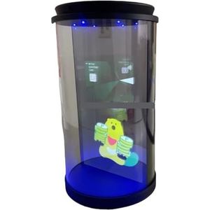 Interactieve hologrammen 5,5 inch kleine reclamelichtbak 3D digitaal scherm Hoge definitie