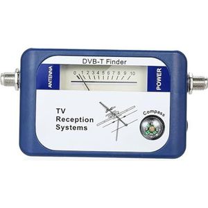 Satellietzoeker, DVB-T digitale satellietsignaalzoeker Meter Antenne terrestrische tv-antenne met kompas TV-ontvangstsystemen