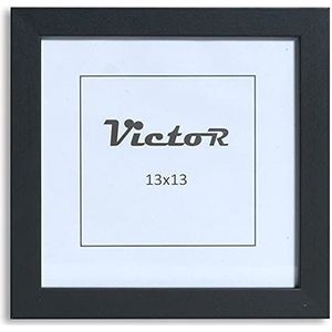 Victor Fotolijst ""Klee"" 13x13 cm in Zwart - Moderne Eenvoudige Fotolijst Hout - Fotolijst Zwart 13x13