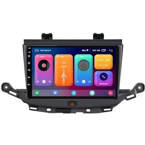 Android 14.0 2 Din Autoradio 9"" Touchscreen Auto Stereo voor Opel Astra K 2015-2020-[Ingebouwd CarPlay/Android auto/DSP/GPS]-Support MIC/Stuurbediening/Bluetooth 5.0(A,P2 WIFI 4-Core 1G+32G)