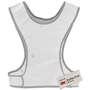 Salzmann Reflecterend loopvest - Ademend sportgilet van mesh stof - Gemaakt met 3M Scotchlite