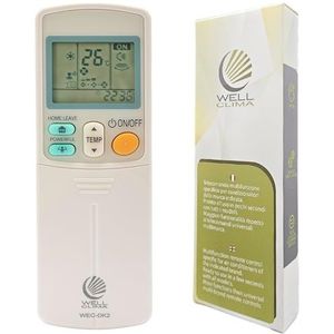 Wellclima - Universele Afstandsbediening - Voor Airconditioning - Compatibel Met Daikin - Tot 5 Ventilatorsnelheden