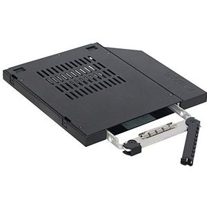 ToughArmor MB411SPO-2B - 2.5"" SATA SSD/HDD naar 1x Ultra SlimLine ODD (9.5mm) Hot Swap Wisselframe