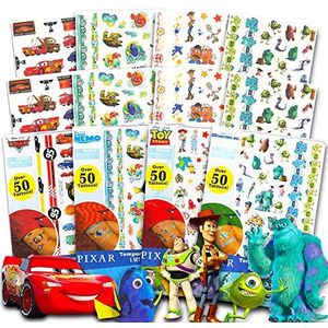 Disney Pixar Ultimate Party Favors Bundle~ Over 200 Temporary Tattoos Featuring Cars, Finding Nemo and Planes
