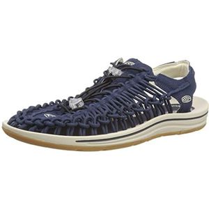 KEEN Uneek canvas sandaal voor heren, Navy Berk, 43 EU