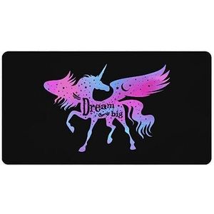 Magic unicorrn Print Bureau Pad Protector Muismatten Kantoor Tafel Mat Grote Muismat Antislip Laptop Pad