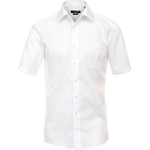 Casa Moda Comfort Fit, overhemd korte mouw, wit Strijkvrij - Maat 41