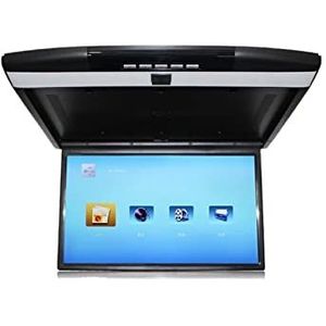 Draagbare dvd-speler voor videospelers op hoofdsteunen in auto's Auto Dak Mount Monitor 17 Inch HD Lcd-scherm Auto Video Player MP5 Display 1080 P Auto Plafond TV USB FM HDMI Speaker Link met HD-roter