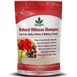 Havintha Natuurlijke Amla Reetha Shikakai Methidana en Hibiscus Poeder Shampoo voor Droog Haar – 227 gram …