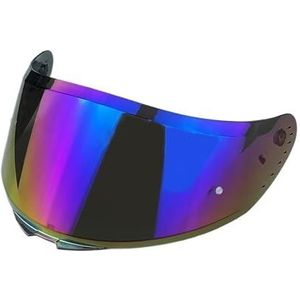 Motorhelm vizier lens, Helmvizier, geschikt for SH 526SP Helmlens Helmzonnevizierlens Accessoires (blauw)(Color)