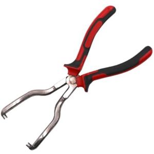 Brandstoftoevoerleidingtang Brandstofleidingpilaar Benzineklem Pijpslangontgrendelings- en ontkoppelingsgereedschap Fácil de transportar(Red)