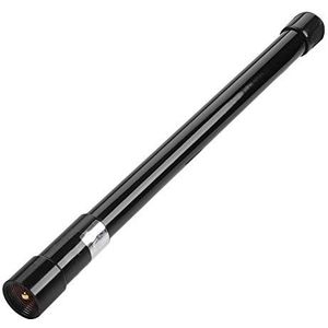 Bewinner draagbare UHF/VHF-antenne voor auto mobiele telefoon voor NL-350 UHF 400-500MHz / VHF 130-174MHz autoradio-antenne UHF / Pl259-stekker (zwart)