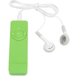 Mini-mp3-speler Lossless Sound 64 GB, Draagbaar en Compact, Lange Batterijduur, Luister Naar Romans, Geheugenkaartondersteuning (GREEN)