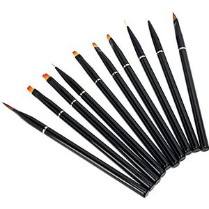 Nail Art Liner Brush, Nagellak Schilderen Borstel Pen Set Nagel Schilderen Borstels voor Huishouden Gebruikt voor Nail Art Salon DIY: