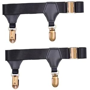 Heren Sokken Kousenbanden for Mannen Verstelbare Elastische Shirt Kousenbanden for Mannen Sokken Antislip Klemmen Shirt Bretels for Mannen Comfortabel Gemakkelijk Te Dragen for Formeel Zakelijk Casual