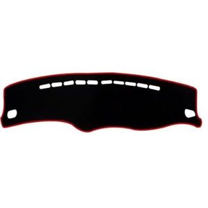 Auto Dashboard-afdekmat Voor Hyundai Voor Elantra 2001-2006 XD Voor I30 Dashboardhoes Mat Pad Anti-reflectie Dashboard Zonnescherm Bescherming Tapijt Vloerkleed Dashboard Light Proof Pad(Black(Red Edg