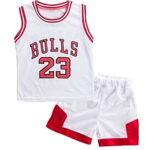 Odziezet Sportswear voor kinderen, portkledingsets jongens en meisjes, Sets basketbal sportpak voor kinderen van 1 tot 7 jaar