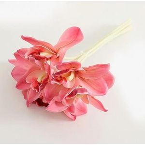 Duories 20 stuks 5 cm simulatie bloemkop kunstmatige rozenkop, kunstbloemen decoratie zijden bloem kunstbloem kunstbloemen voor bruiloft, feest, woondecoratie, doe-het-zelf boeket knutselwerk, paars