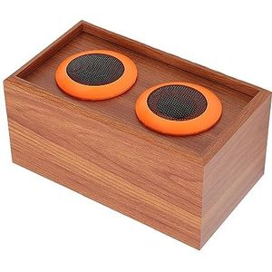 Houten Luidspreker, 6Ω Zuivere Hoge Tonen Passief Verloren Geluid Houten Tweeter Duurzaam voor op Kantoor (Houtnerf)