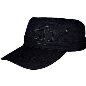 Rammstein Army Cap zwart, officiële band merchandise, zwart, Eén maat