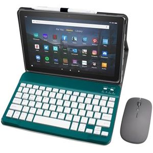 Toetsenbordhoes voor Amazon Fire Max 11 11 inch (13e generatie, release 2023), afneembaar magnetisch toetsenbord, hoesje met penhouder geschikt voor Max 11 tablet (diepgroen)