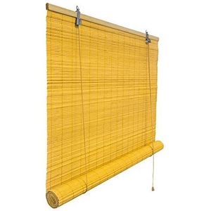 Victoria M. Rolgordijn bamboe 90 x 220 cm in kleur bamboe, bescherming tegen inkijk Rolgordijn voor ramen en deuren
