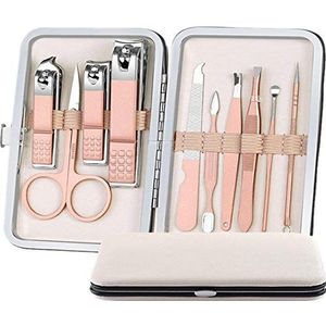 Trimmen Nagelknipper Set, Huishoudelijke Roestvrijstalen Oordopjes, Nagelknipper, Manicure Tools, Pedicure Nagelknipper, 15-delige Set (10-delige set)