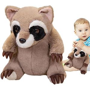 Knuffeldier, Koala wasbeer panda pluche gevulde poppen, Draagbaar zacht pluche speelgoed knuffeldier plushie voor kinderkamers, speelkamers ornamenten Qiongni