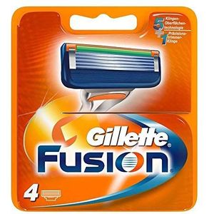 Gillette Fusion scheermesjes, 4 stuks