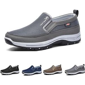 CNA Trop schoenen voor heren, CNA Trop voor mannen, Asupwell schoenen, CNA Trop heren outdoor wandelen orthopedische schoenen (kleur: grijs, maat: 9 UK)