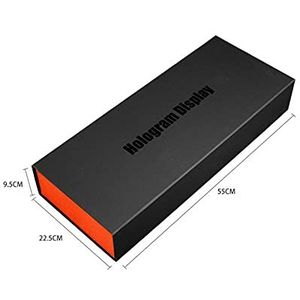 3D-hologram-fankit, High-definition High-Brightness WiFi-versie 3D holografische ventilator reclame machine, roterende display LED Scherm voor winkels, winkels, vakanties(Z1(two fan)42cm 224light)