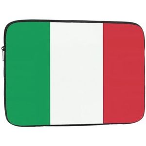 Laptop Sleeve Voor Vrouwen Laptop Sleeve Case 12 Inch Shockproof Beschermende Notebook Case Leuke Draagtas En Cover Voor Mannen Italië Vlag Patroon Computer Draagtas