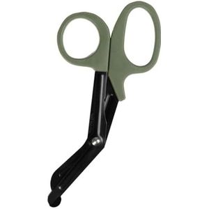 verbandschaar 18,5 cm handgrepen olijf