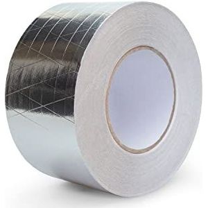STERR - Sterk versterkte aluminium tape Aluminiumfolie tape zilver 75 mm X 50 m
